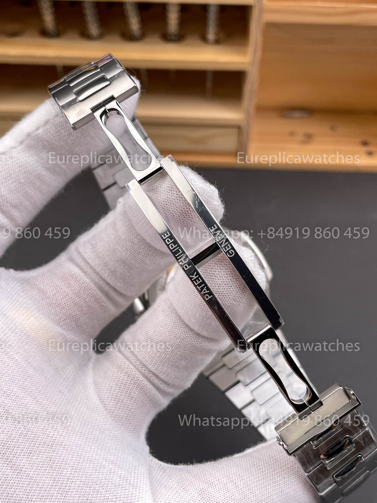 Patek Philippe Nautilus 5711/1A-011 DDF Fabbrica versão melhor 1:1 quadrante branco