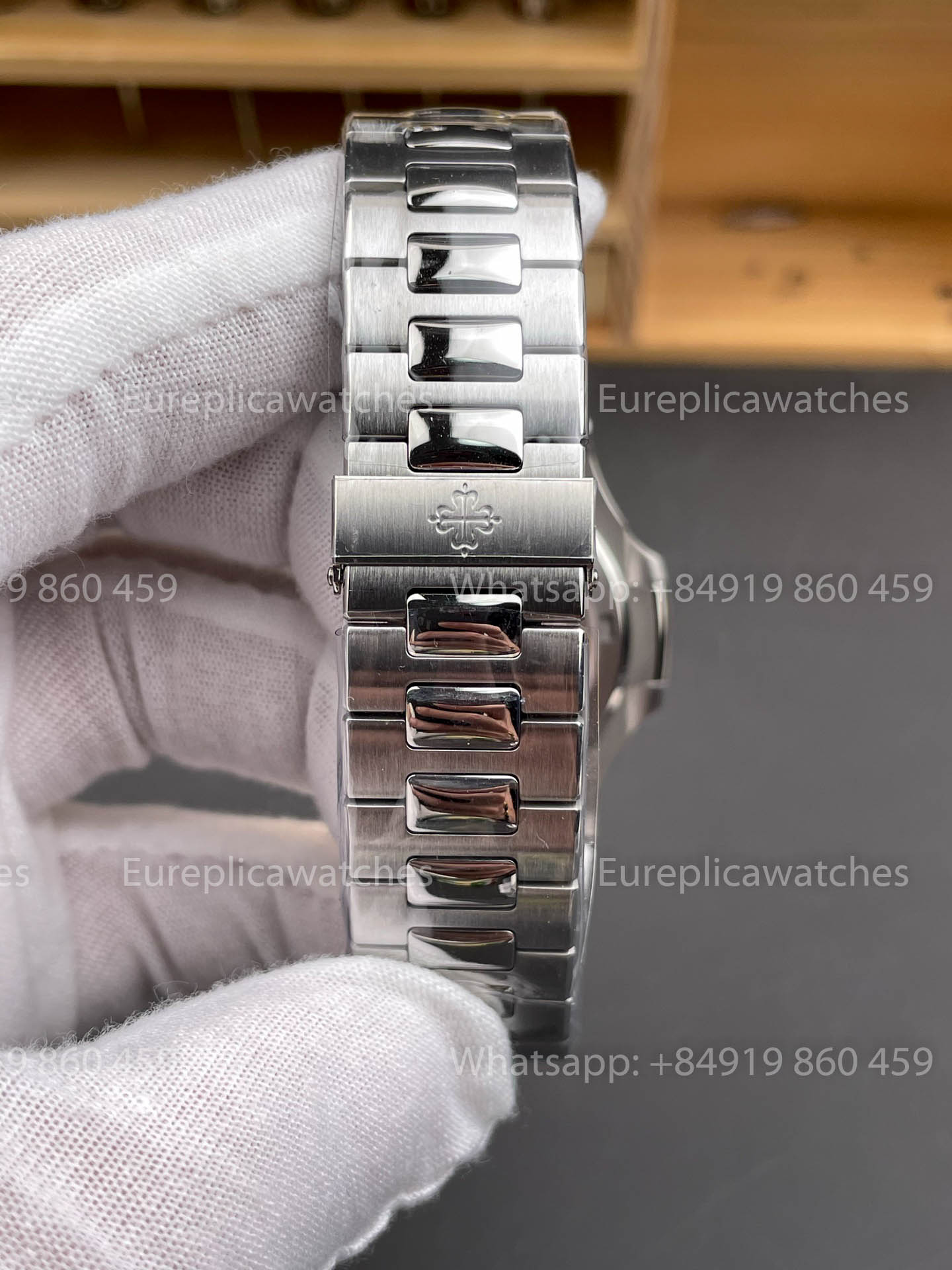 Patek Philippe Nautilus 5711/1A-011 DDF Fabbrica versão melhor 1:1 quadrante branco