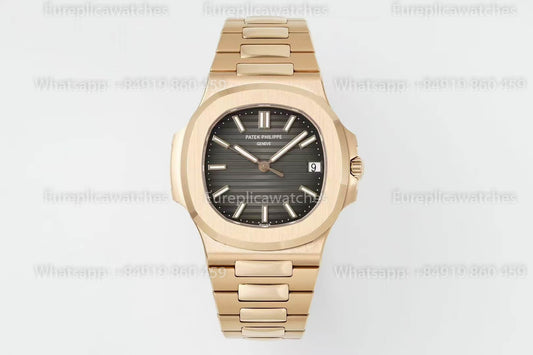 Patek Philippe Nautilus 5711/1R-001 Rosa Oro versão melhor 1:1 DDF Fabbrica Grigio quadrante