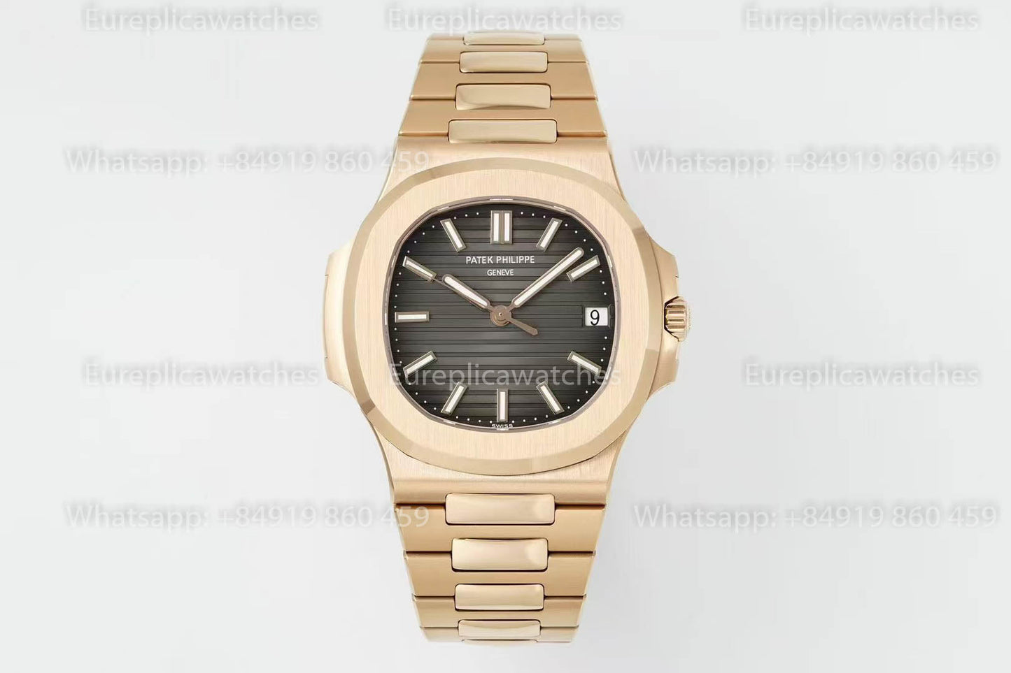 Patek Philippe Nautilus 5711/1R-001 Rosa Oro versione migliore 1:1 DDF Fabbrica Grigio quadrante