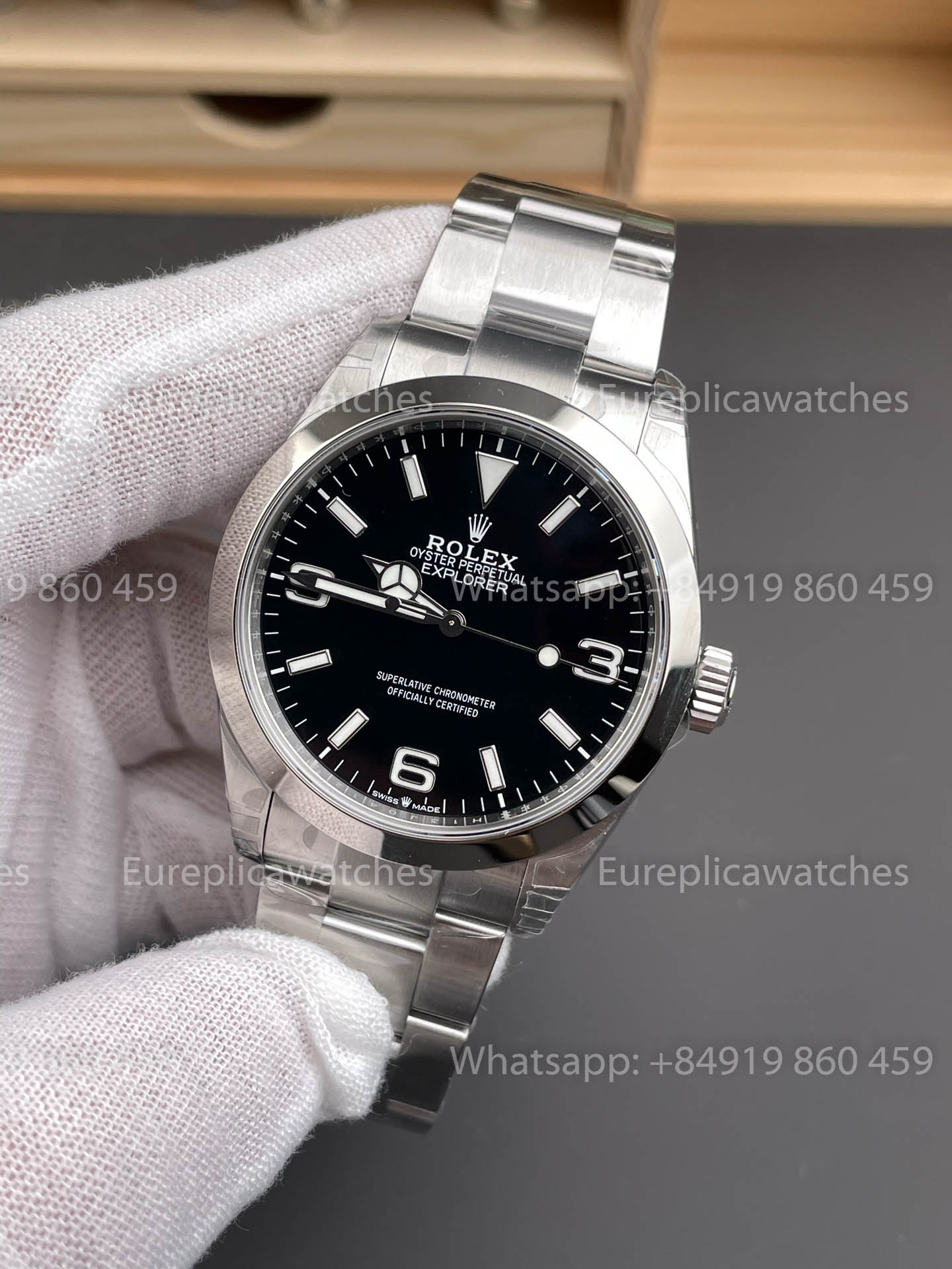 Rolex Explorer M224270 -0001 VS Factory 40mm  1:1 Best Version Black Dial