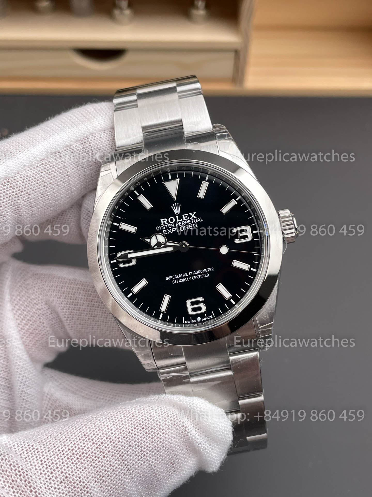 Rolex Explorer M224270 -0001 VS Factory 40mm  1:1 Best Version Black Dial