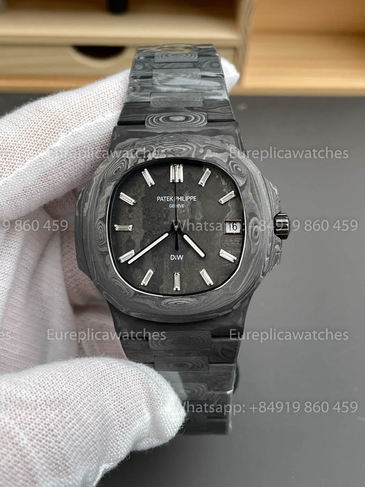 Patek Philippe Nautilus 5711 DiW 1:1 Melhor Versão Caixa de Fibra de Carbono Preta
