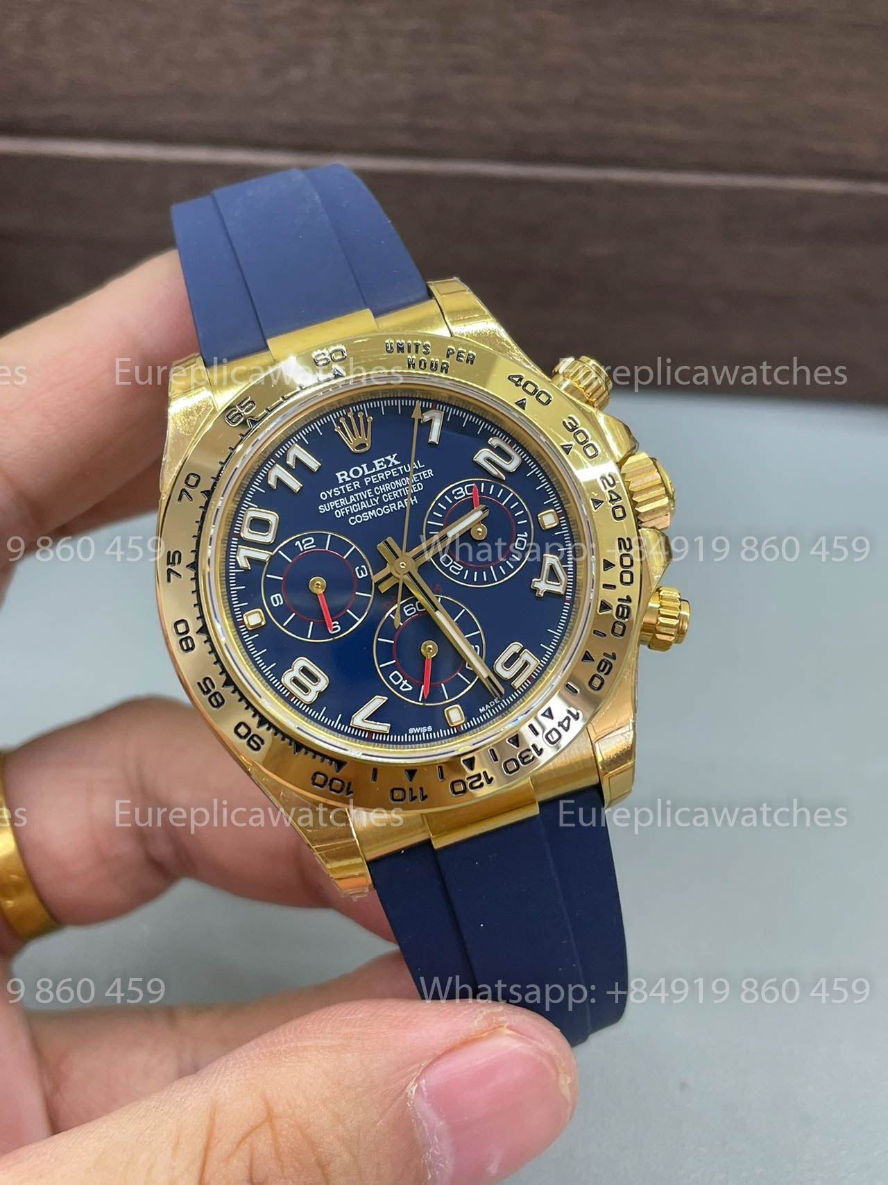 Rolex Daytona 116518LN “Blue Dial” 1:1 Best Version SW Custom Dial 4130 dandong movement