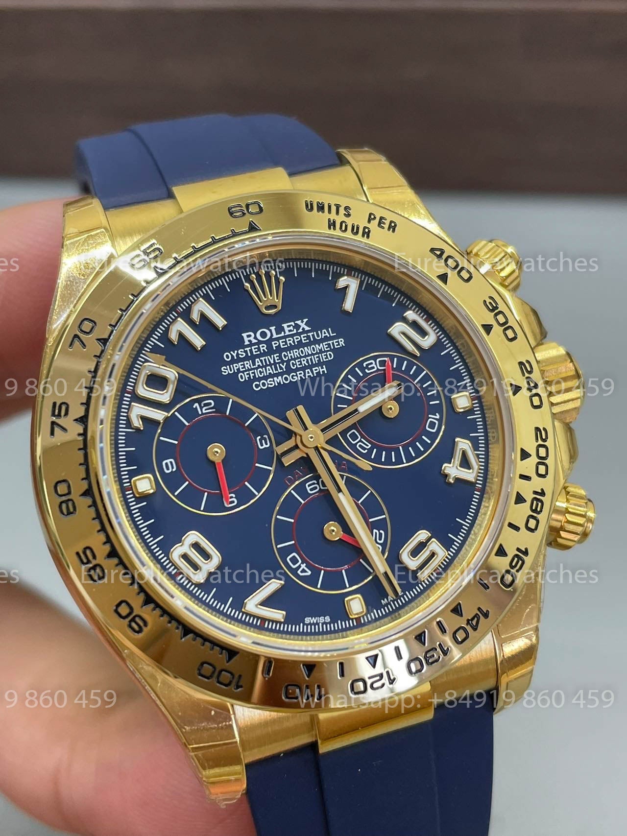 Rolex Daytona 116518LN “Blue Dial” 1:1 Best Version SW Custom Dial 4130 dandong movement