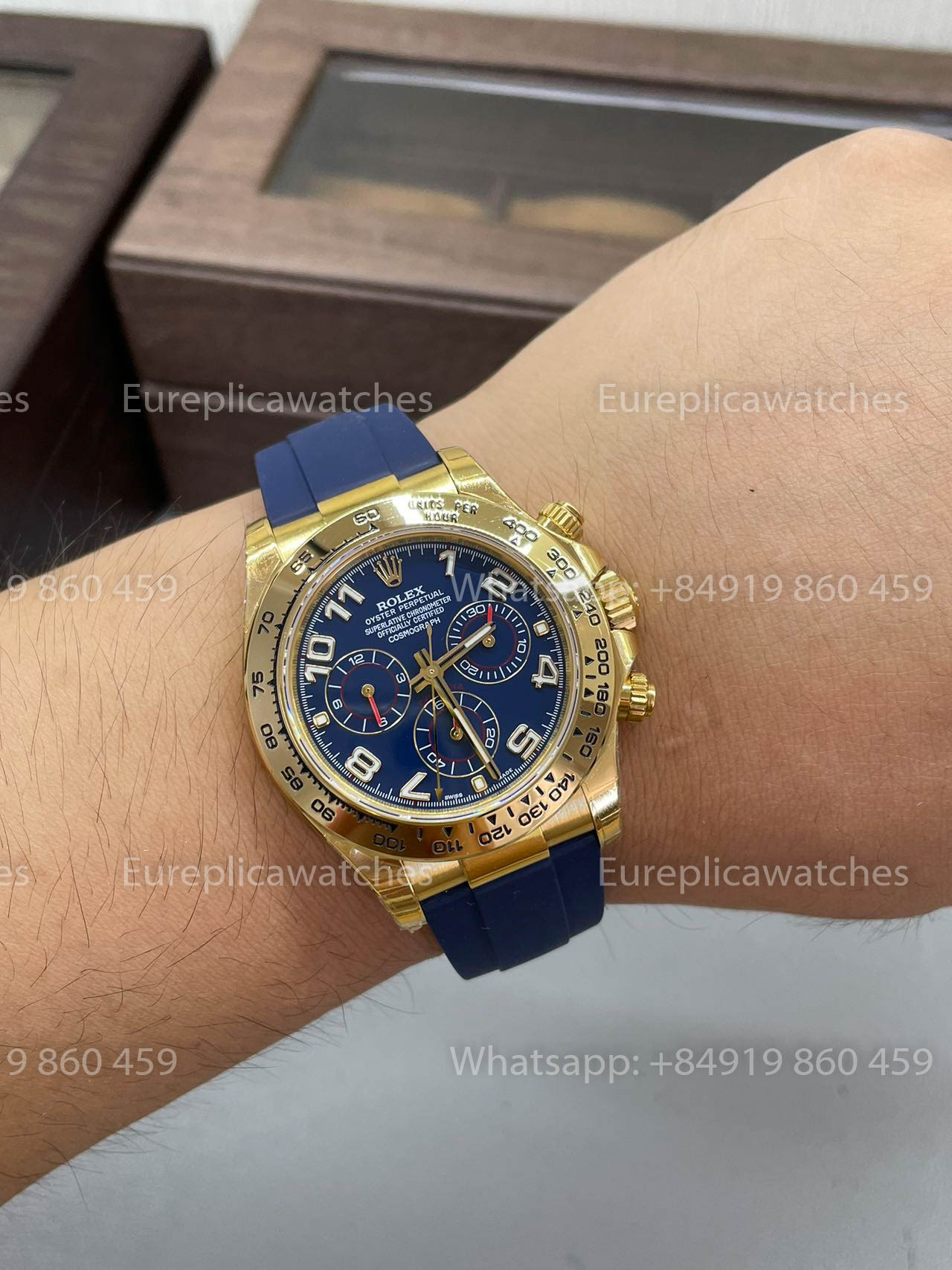 Rolex Daytona 116518LN “Blue Dial” 1:1 Best Version SW Custom Dial 4130 dandong movement