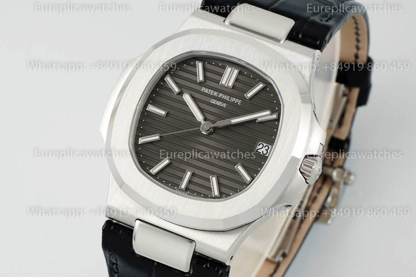 Patek Philippe Nautilus 5711 Pulseira de couro 1:1 Melhor versão DDF Factory