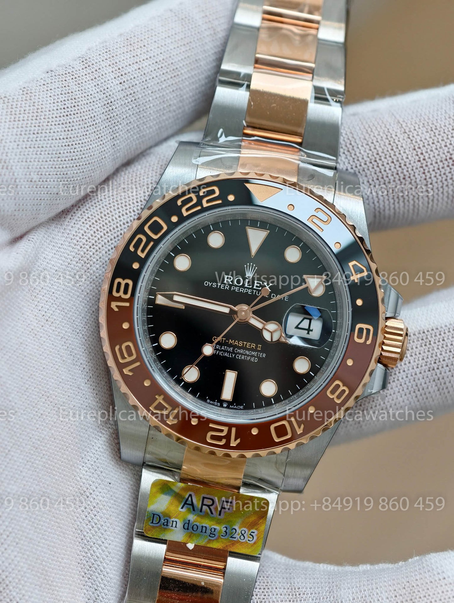 Rolex GMT-Master II M126711CHNR-0001 ARF Factory miglior versione 1:1 con bracciale Oyster, nuovo 2025