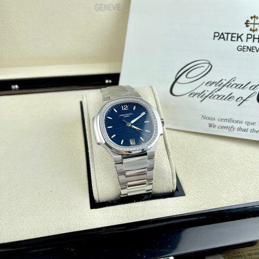 Patek Philippe Nautilus 7118/1A-001 1:1 edizione migliore 3K Fabbrica quadrante blu