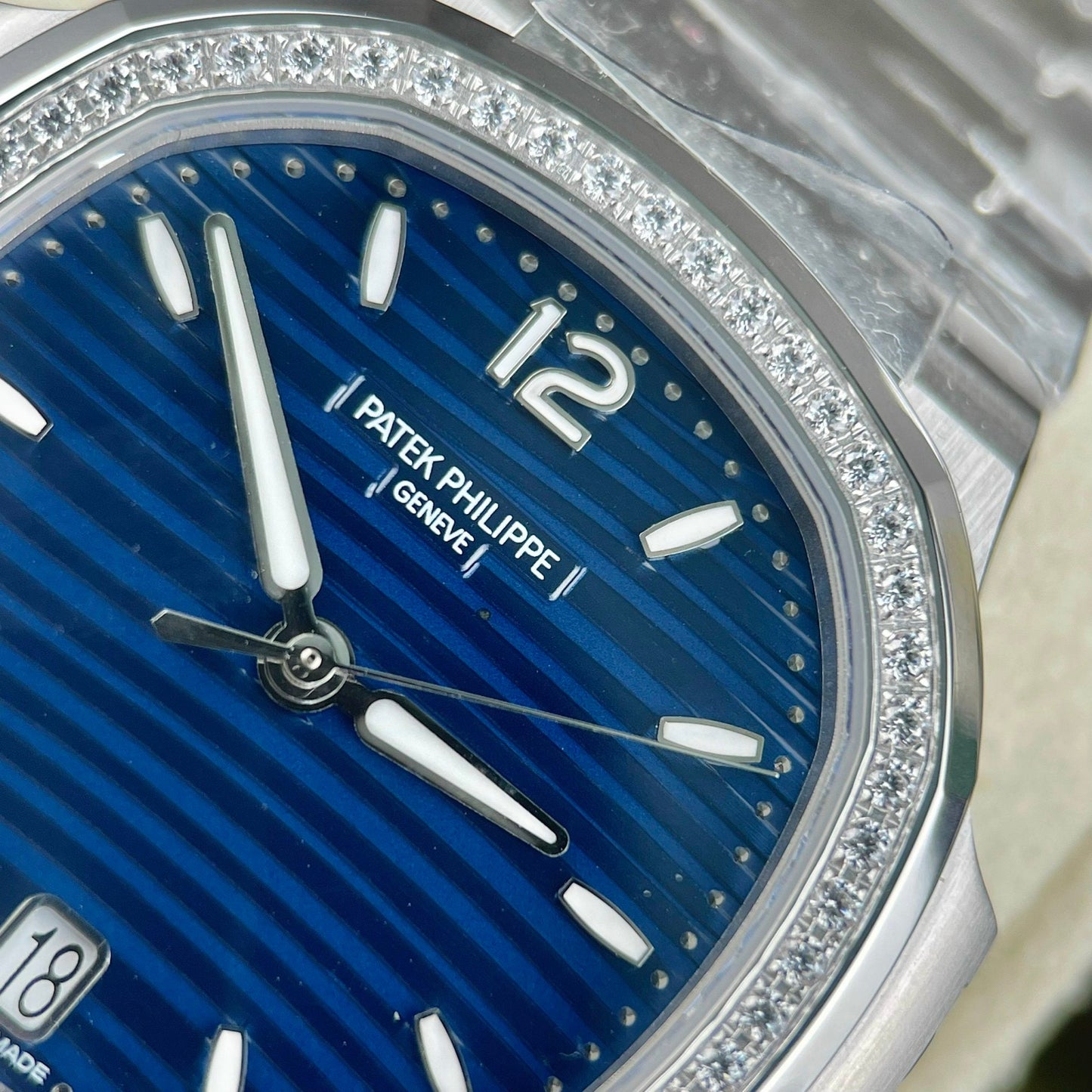 Patek Philippe Nautilus 7118/1A-001 1:1 edizione migliore 3K Fabbrica quadrante blu