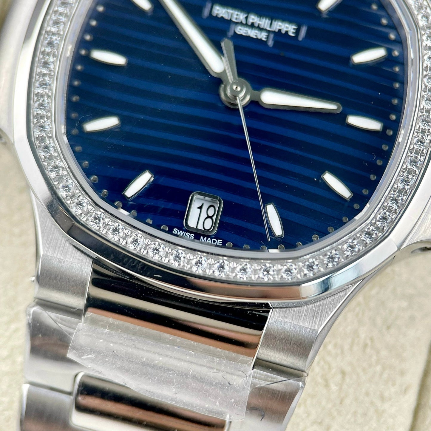 Patek Philippe Nautilus 7118/1A-001 1:1 edizione migliore 3K Fabbrica quadrante blu