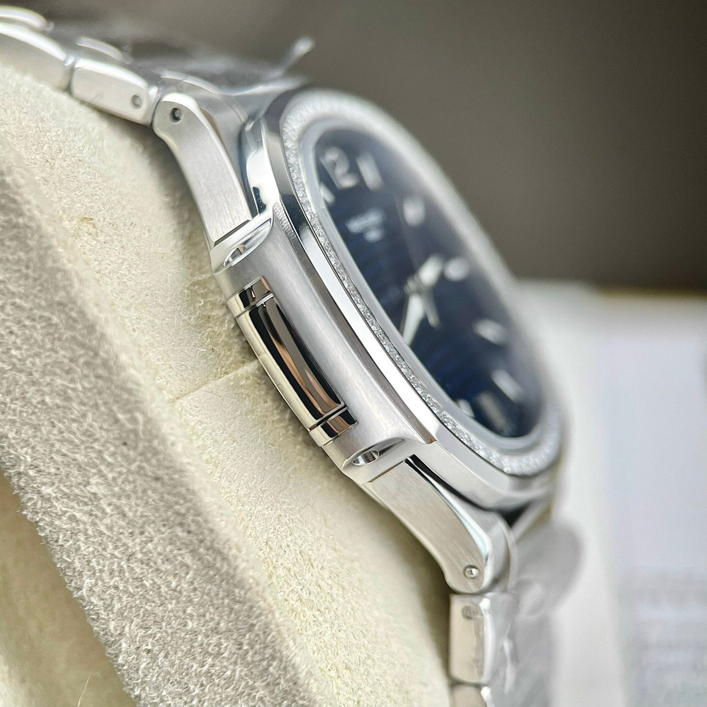Patek Philippe Nautilus 7118/1A-001 1:1 edizione migliore 3K Fabbrica quadrante blu