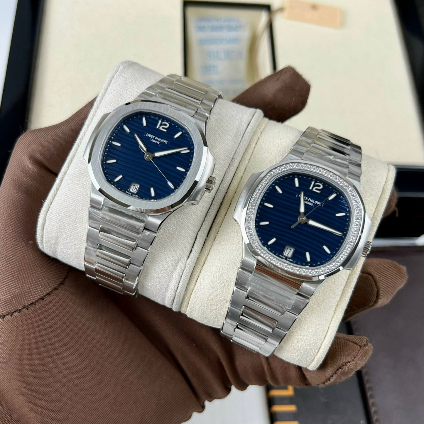 Patek Philippe Nautilus 7118/1A-001 1:1 edizione migliore 3K Fabbrica quadrante blu