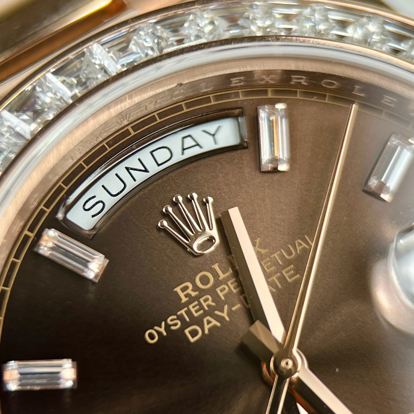 Rolex Day-Date 36 128235-0037 40mm 18k Rosa Oro coated 3235 movimento GM Fabbrica