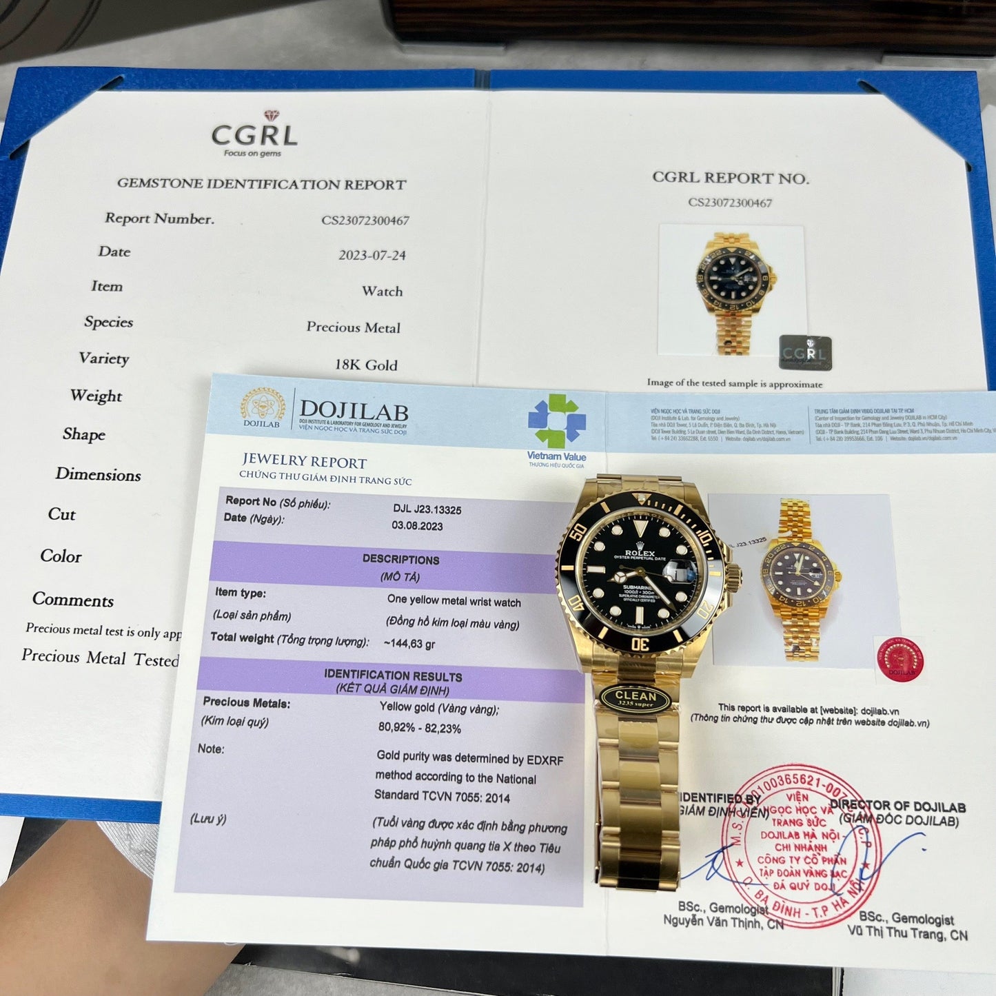 Rolex Submariner Date quadrante nero Yellow Oro Men's Watch 126618LN-0002 wrapped 18k Oro