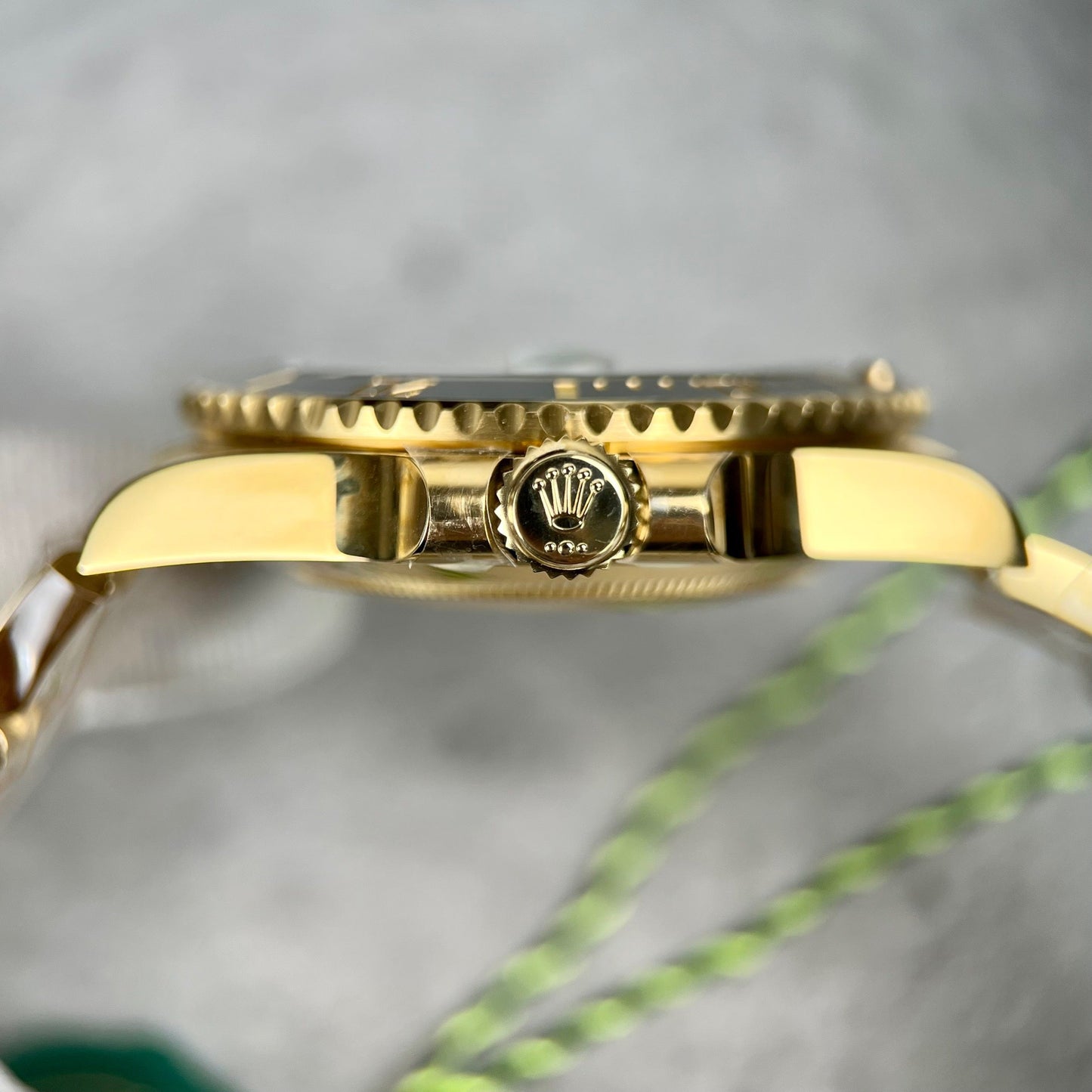 Rolex Submariner Date quadrante nero Yellow Oro Men's Watch 126618LN-0002 wrapped 18k Oro