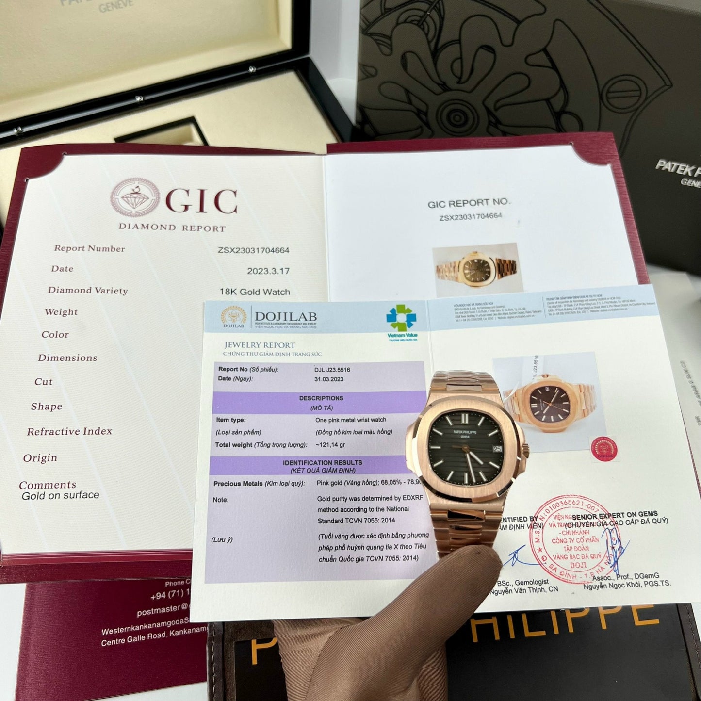 Patek Philippe Nautilus 5711/1R-001 -Wrapped 18k Rosa Oro from 3K Fabbrica