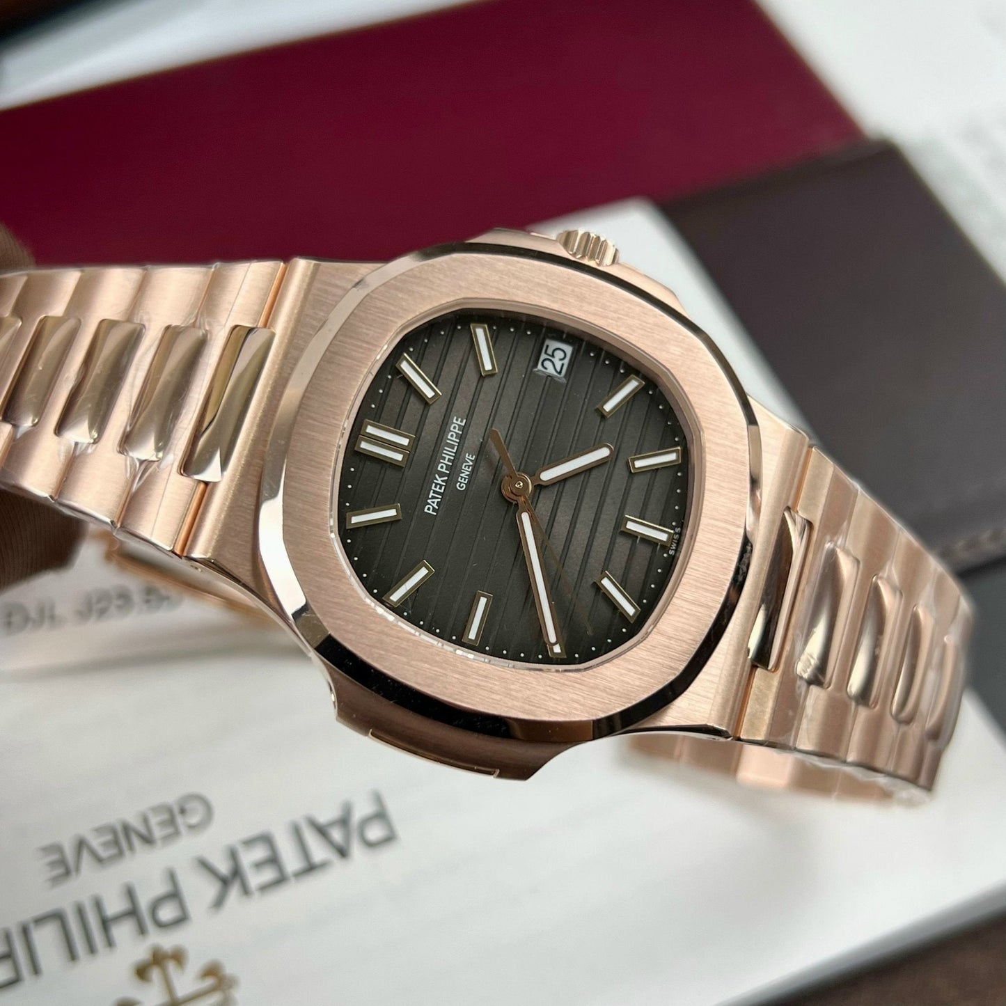 Patek Philippe Nautilus 5711/1R-001 -Wrapped 18k Rosa Oro from 3K Fabbrica