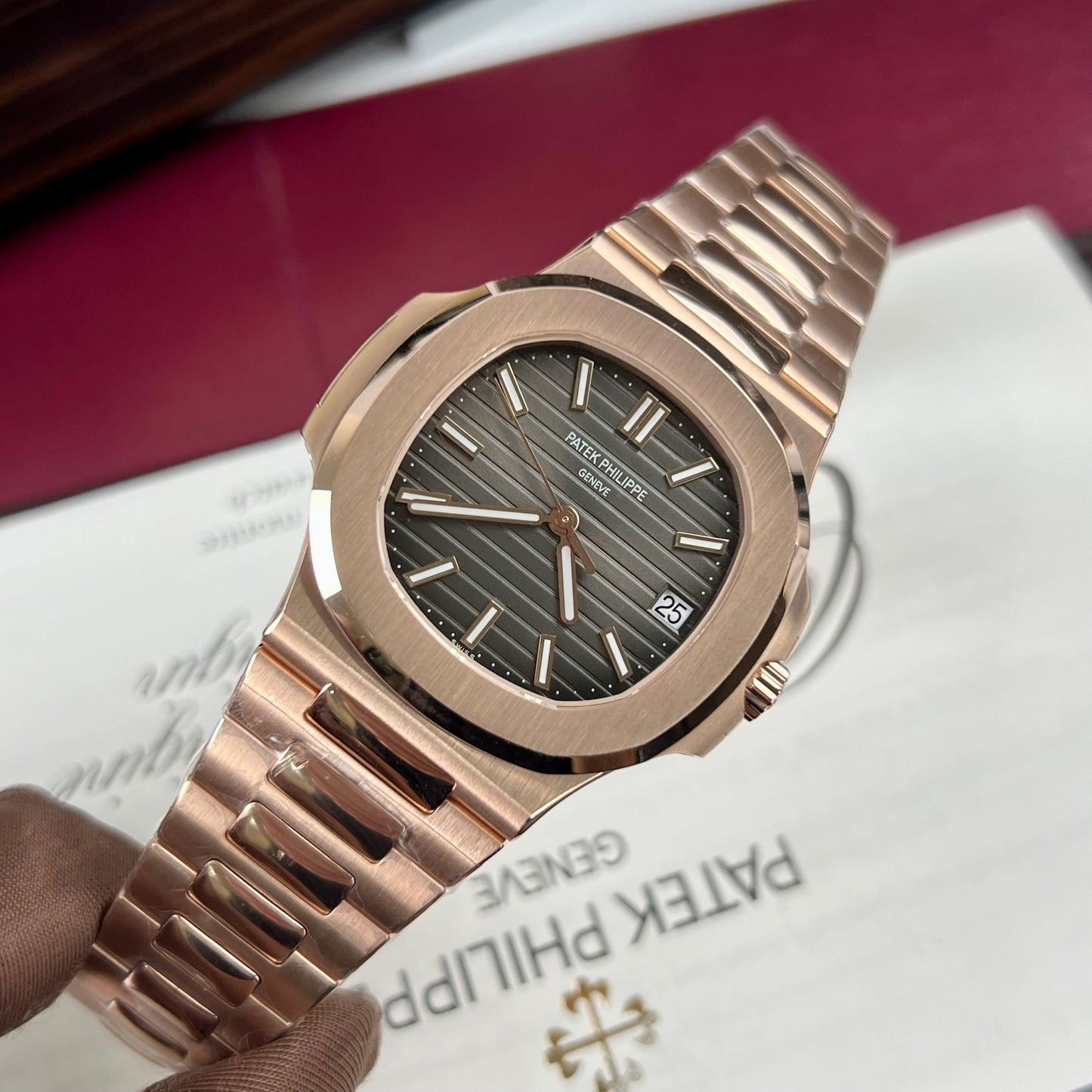 Patek Philippe Nautilus 5711/1R-001 -Wrapped 18k Rosa Oro from 3K Fabbrica