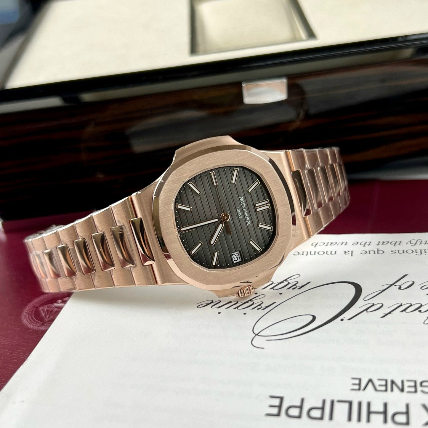 Patek Philippe Nautilus 5711/1R-001 -Wrapped 18k Rosa Oro from 3K Fabbrica