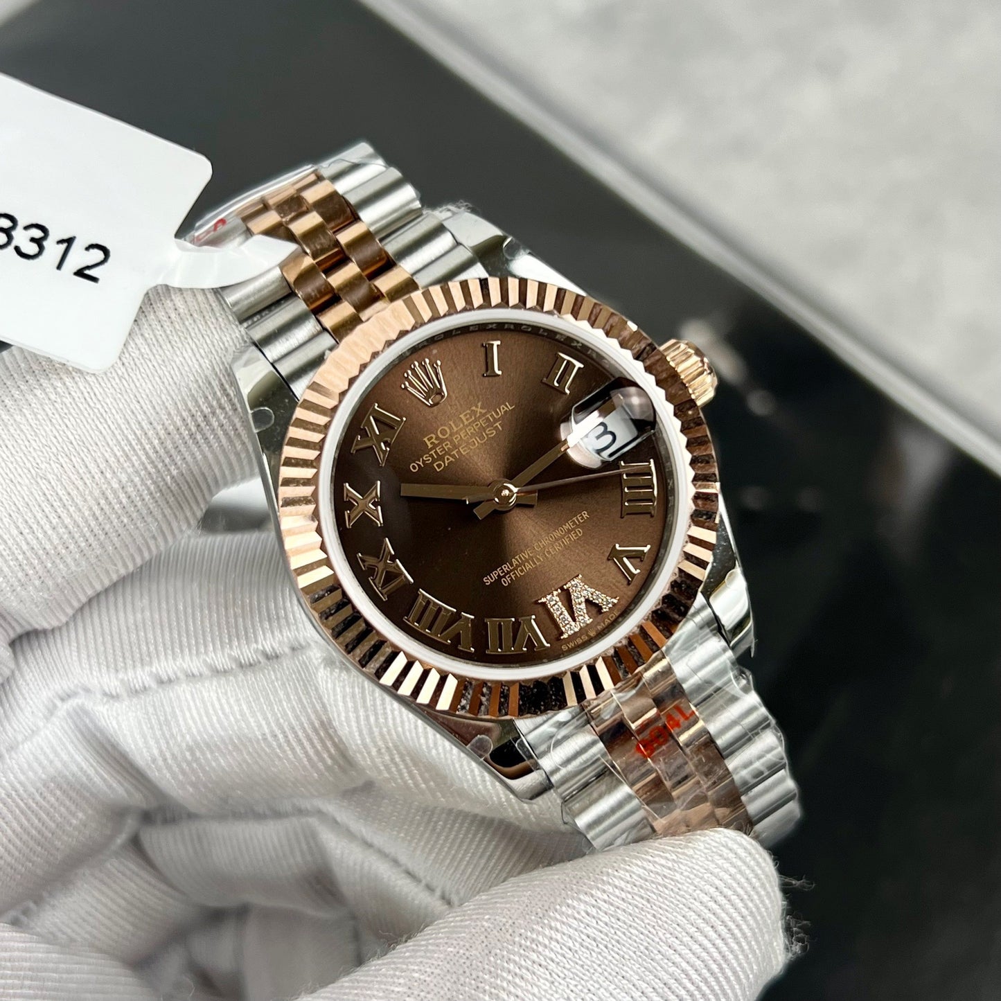 Rolex Datejust 31 M278271-0004 Oystersteel coated 18k Rosa Oro