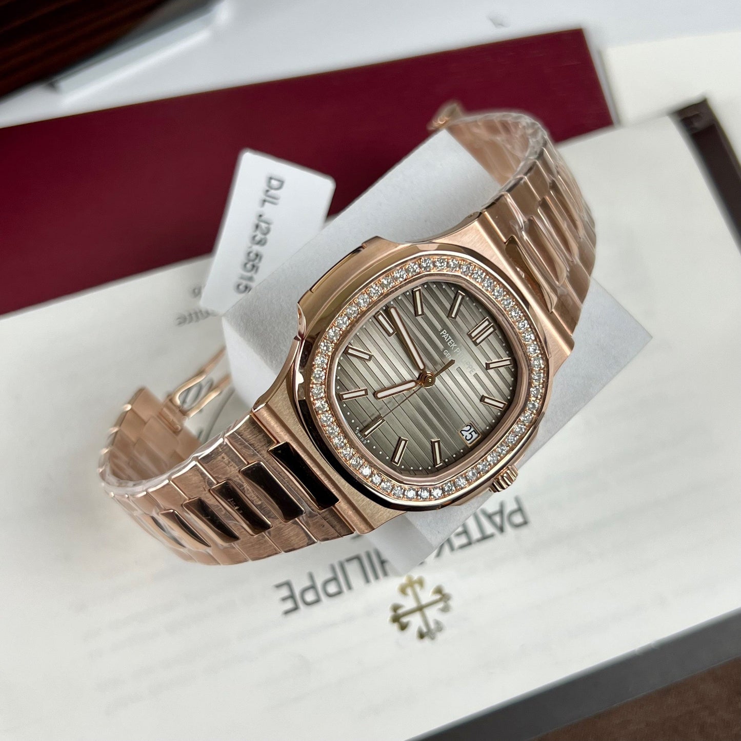 Patek Philippe Nautilus 5711/1R-001 -Wrapped 18k Rosa Oro and diamond from 3K Fabbrica