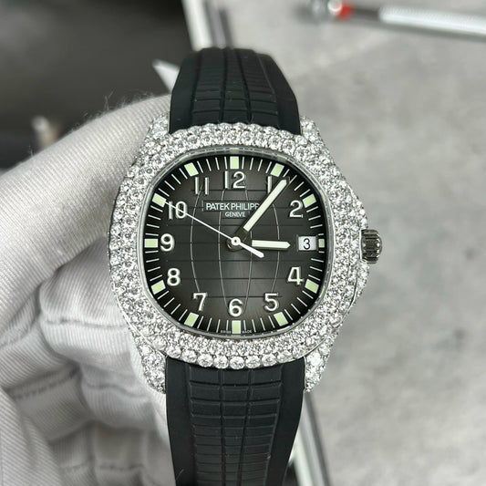 Patek Philippe Aquanaut 5167A-001 1:1 edizione migliore 3K Fabbrica Custom Mossanite