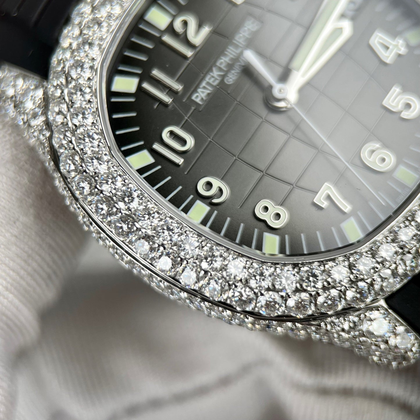 Patek Philippe Aquanaut 5167A-001 1:1 edizione migliore 3K Fabbrica Custom Mossanite