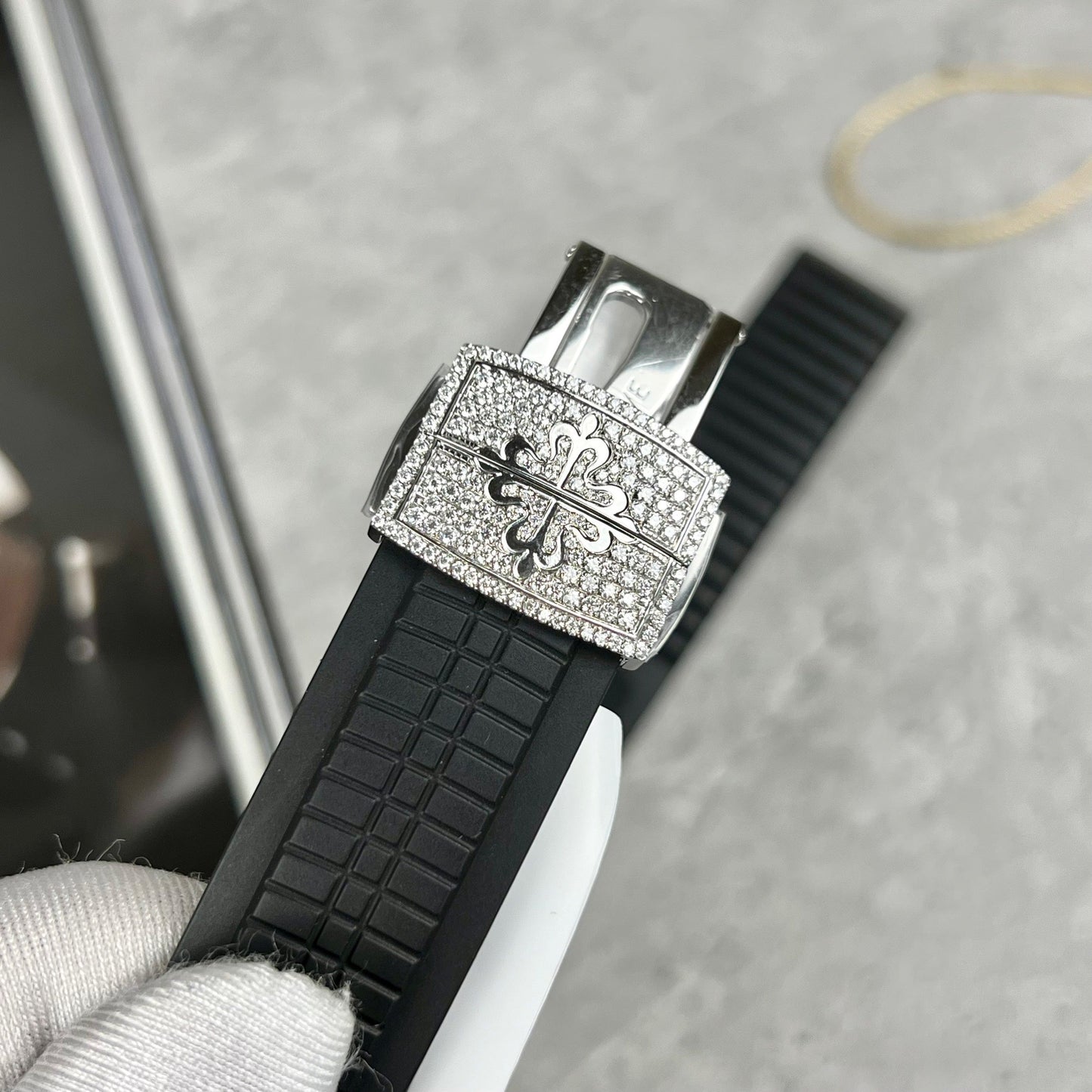 Patek Philippe Aquanaut 5167A-001 1:1 edizione migliore 3K Fabbrica Custom Mossanite