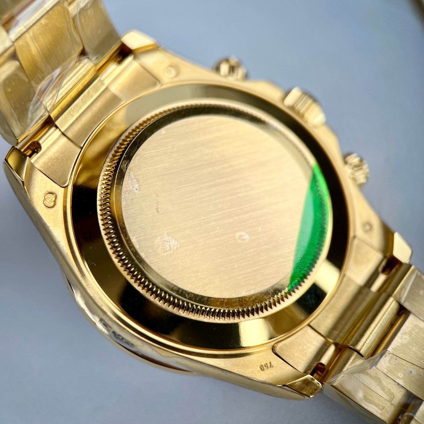 Rolex Cosmograph Daytona Rainbow 116598 RBOW-78608 [Custom Oro, moissanite, ruby stone]