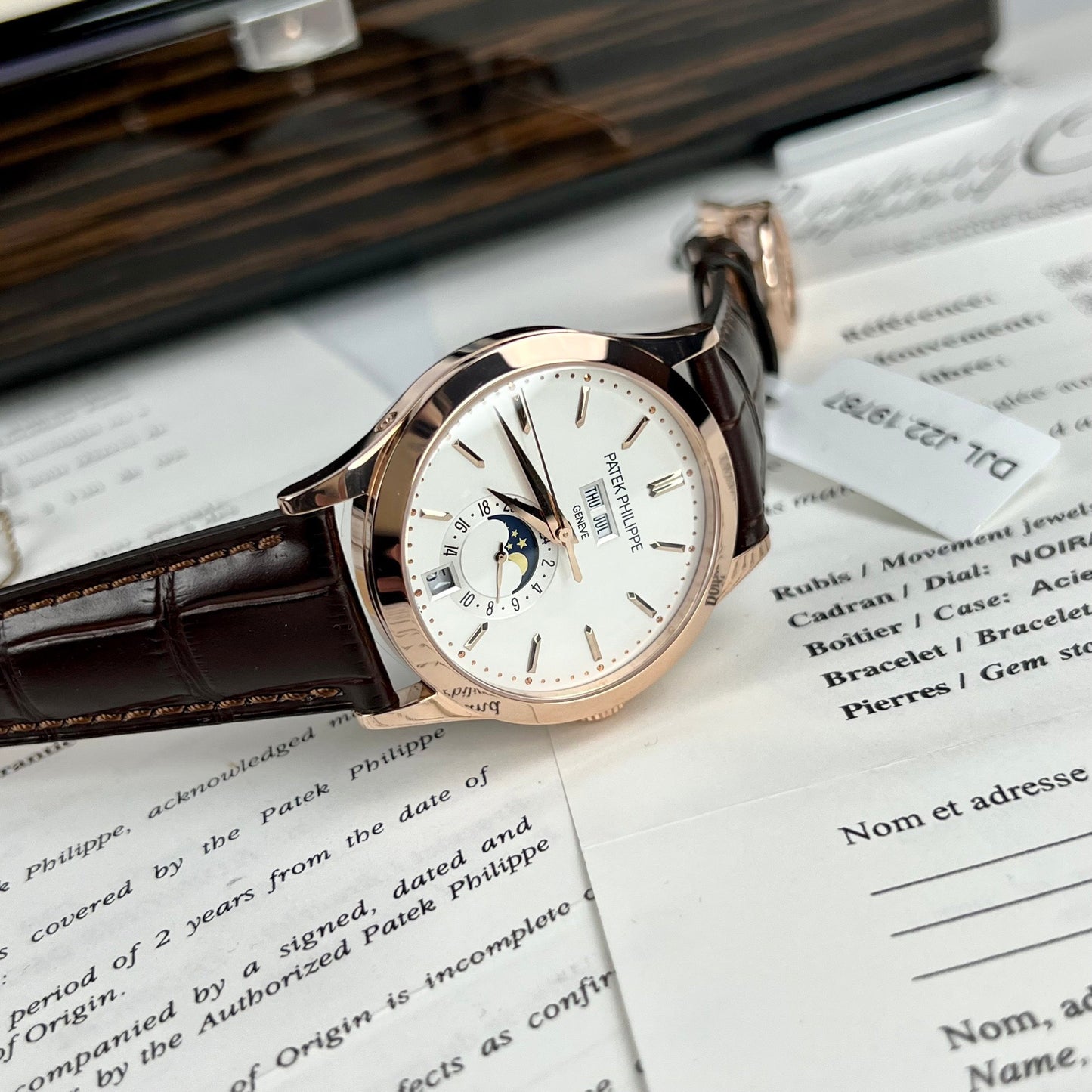 PATEK PHILIPPE COMPLICATIONS ANNUAL CALENDAR ROSE GOLD 5396R-011 Rose gold coated