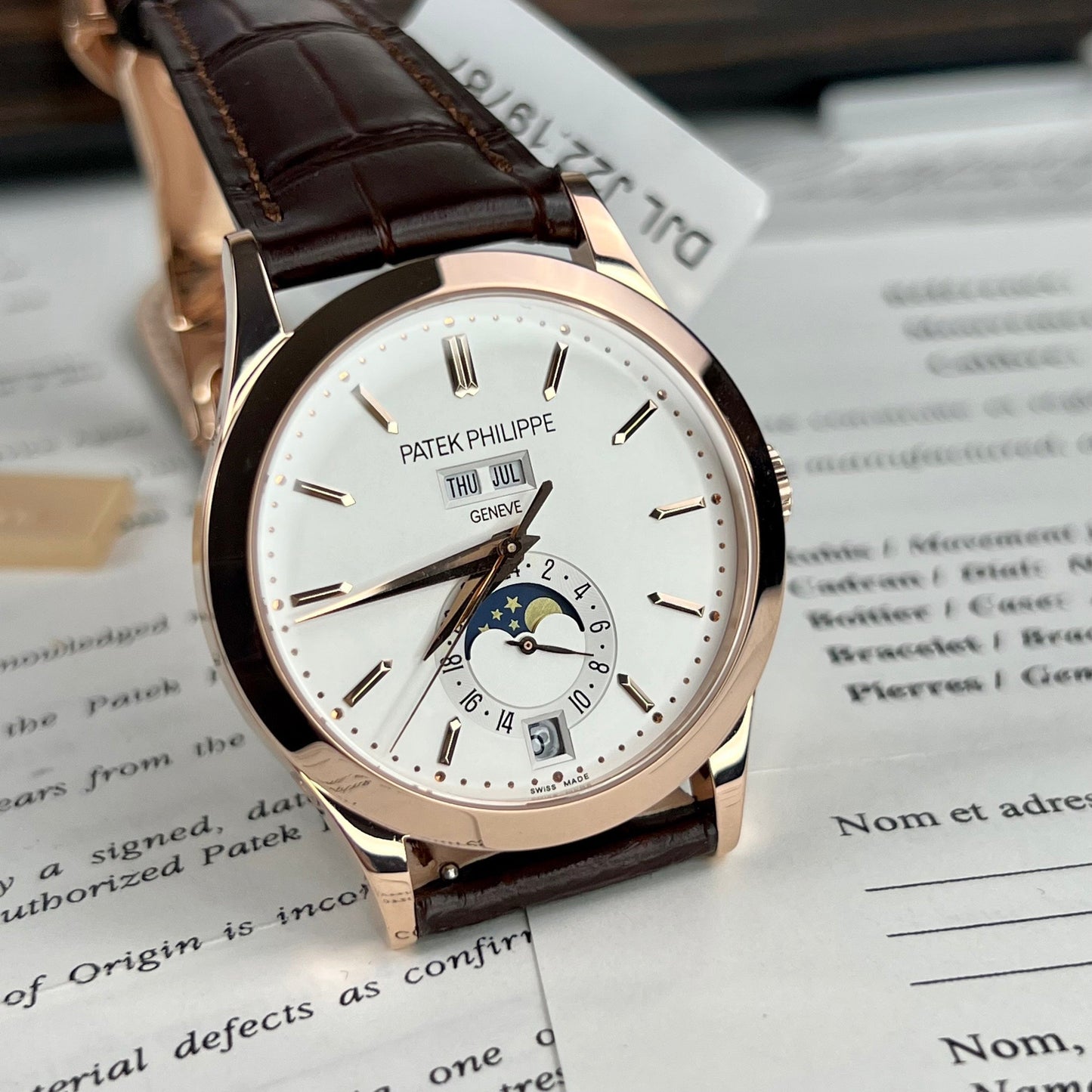 PATEK PHILIPPE COMPLICATIONS ANNUAL CALENDAR ROSE GOLD 5396R-011 Rose gold coated