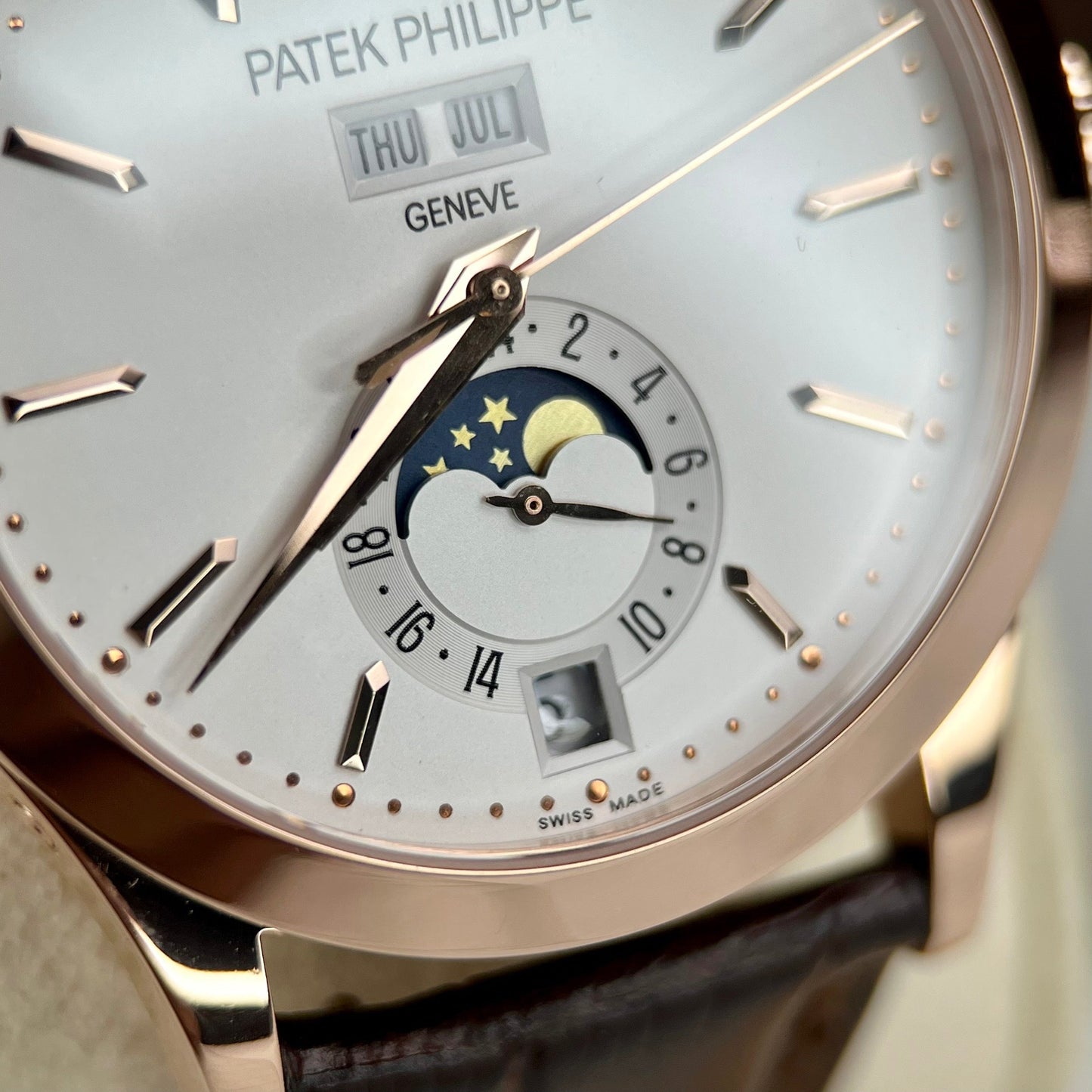 PATEK PHILIPPE COMPLICATIONS ANNUAL CALENDAR ROSE GOLD 5396R-011 Rose gold coated