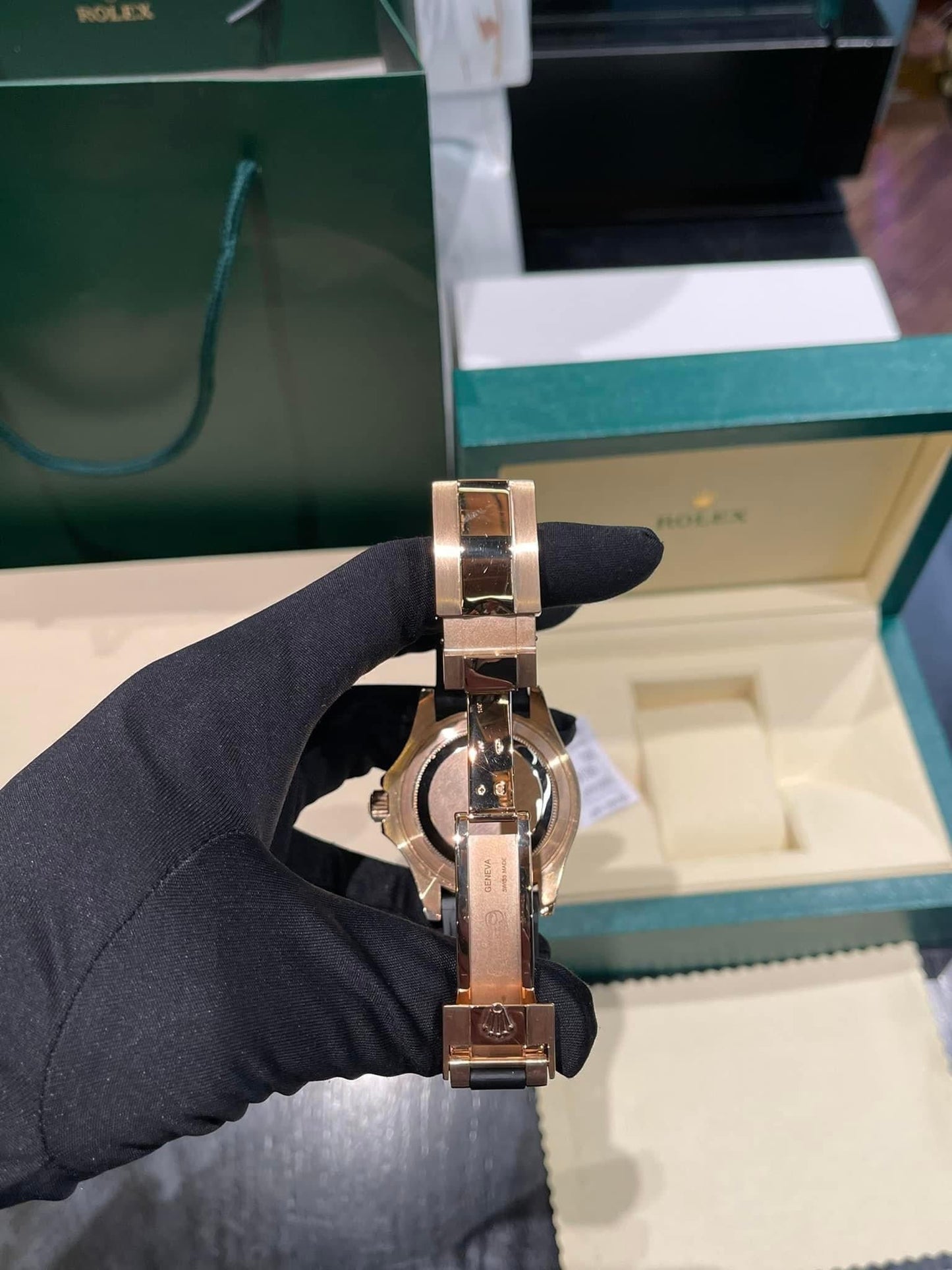 Rolex Yacht-Master 40 Rosa Oro Men's Watch 126655-0002 18k Rosa Oro coated GM