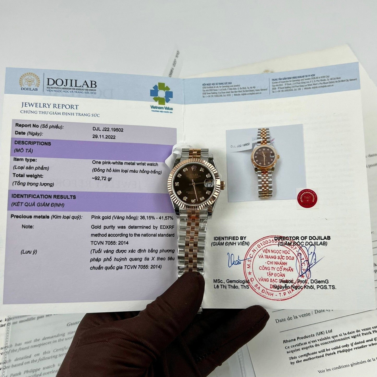 Rolex Lady Datejust 279171 31mm Chocolate quadrante and diamond