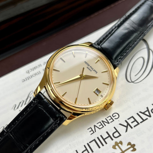Patek Philippe Calatrava 5227J-001 coated 18k yellow Oro 3K Fabbrica