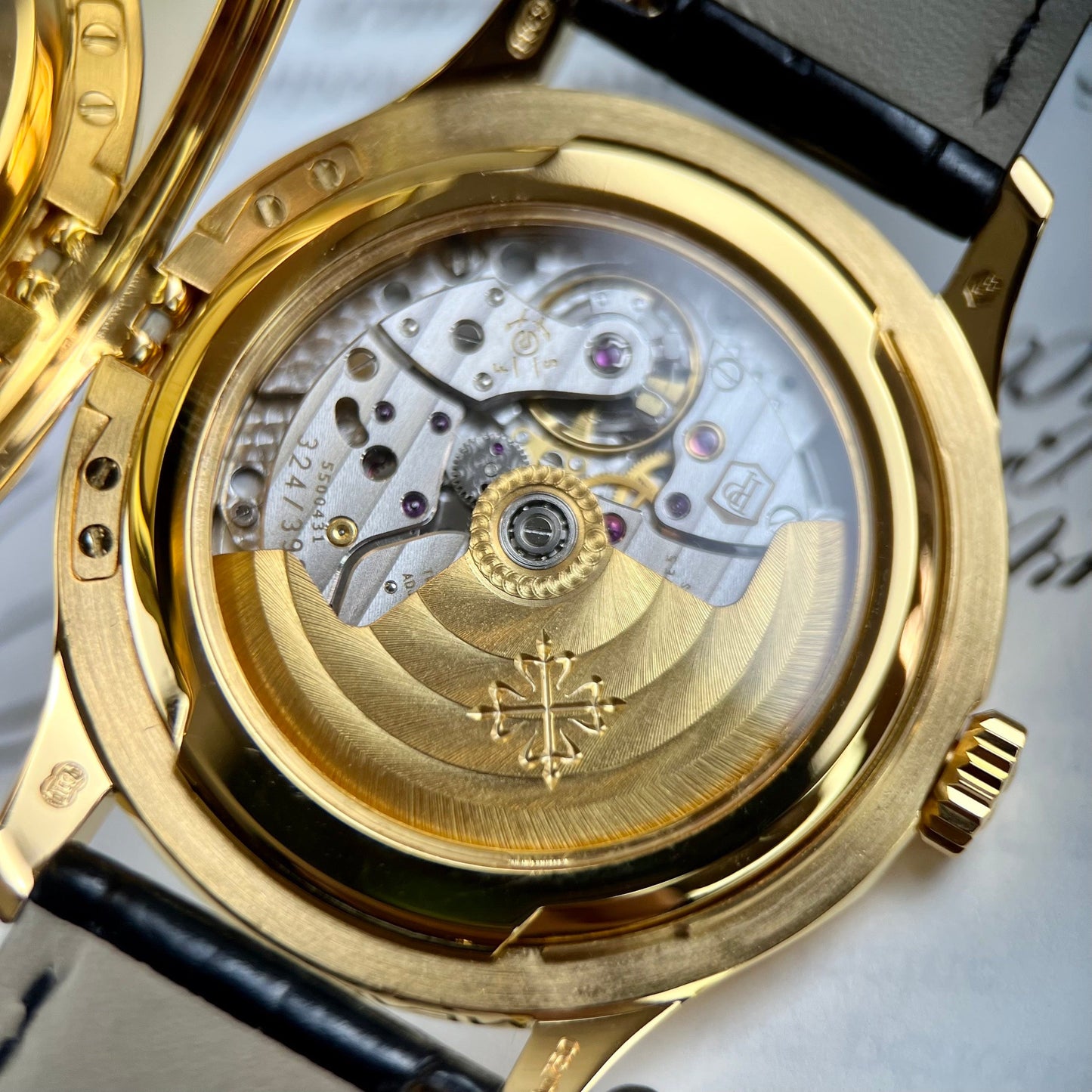 Patek Philippe Calatrava 5227J-001 coated 18k yellow Oro 3K Fabbrica