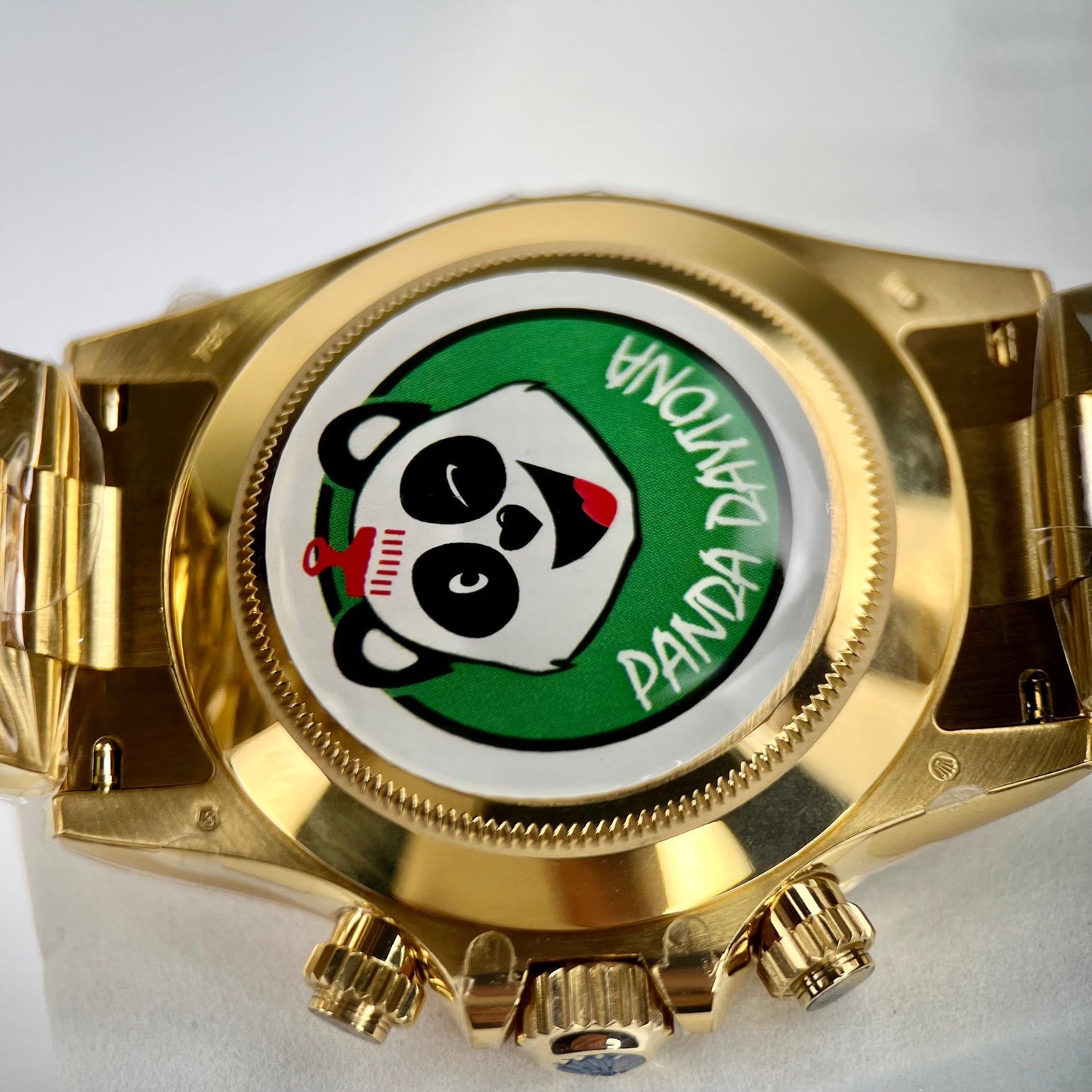 Rolex Yellow Oro Cosmograph Daytona 40 Watch Verde Arabic quadrante 116508 Coated 18k Yellow Oro
