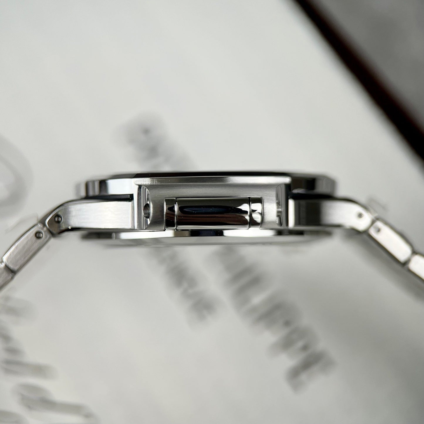 Patek Philippe Nautilus Ladies 7118/1A-011 custom stone from 3K Fabbrica acciaio inossidabile