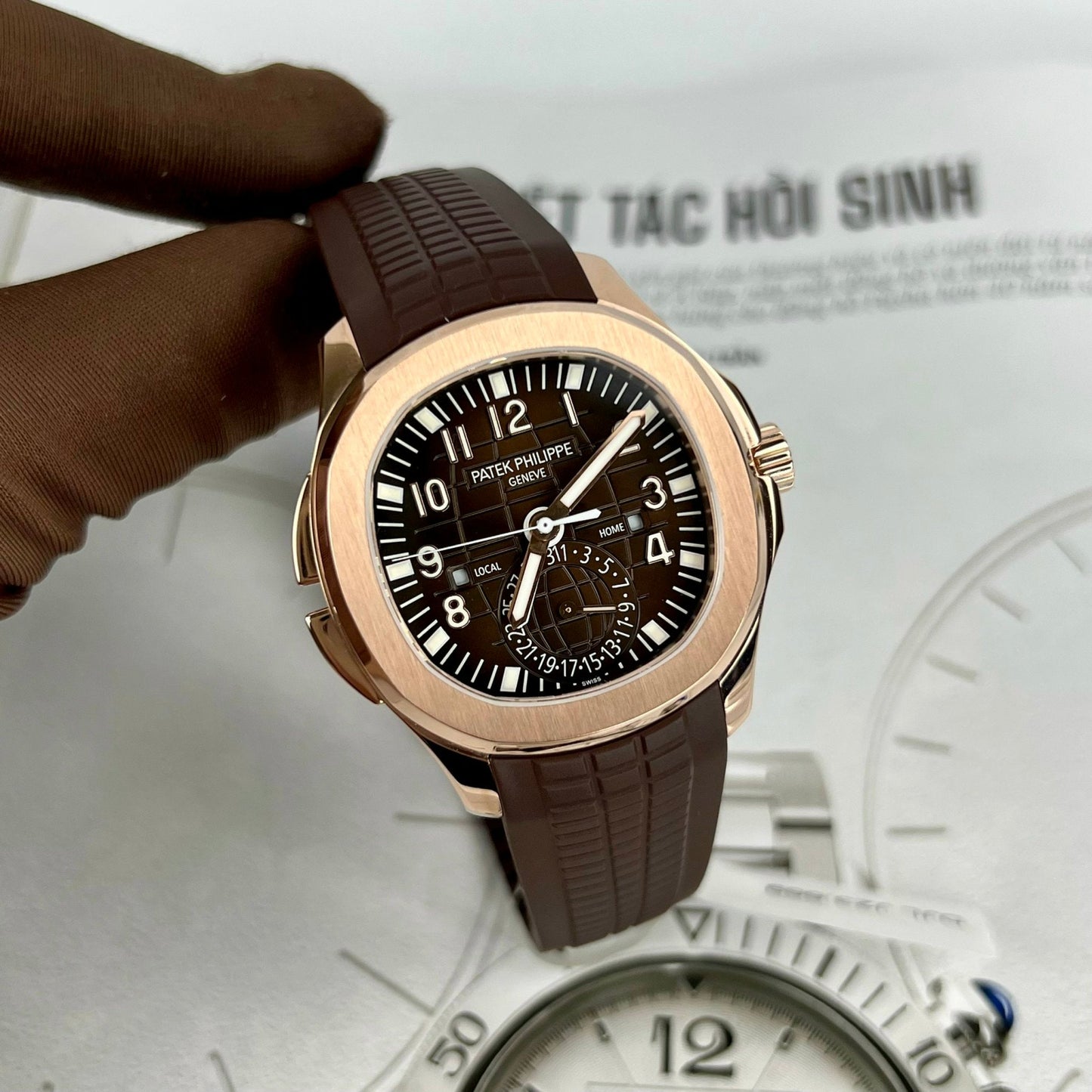 Patek Philippe 5164R-001 Aquanaut 40.8mm 18k Rose gold filled from ZF Fabbrica