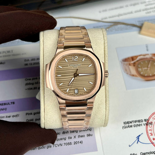 Patek Philippe Nautilus 7118/1R-010 18k Oro filled from 3K Fabbrica