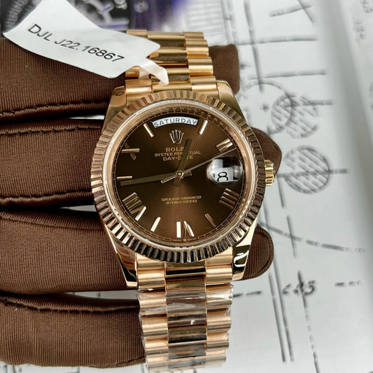 Rolex Day Date President Automatic 228235 18k Rosa Oro filled 150 gram