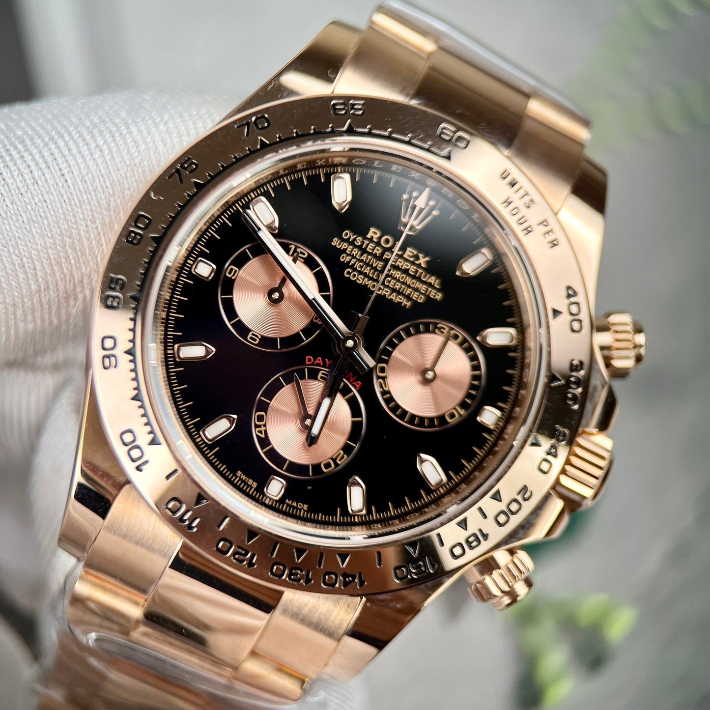 Rolex Cosmograph Daytona M116505-0008 18k Everose Oro Filled