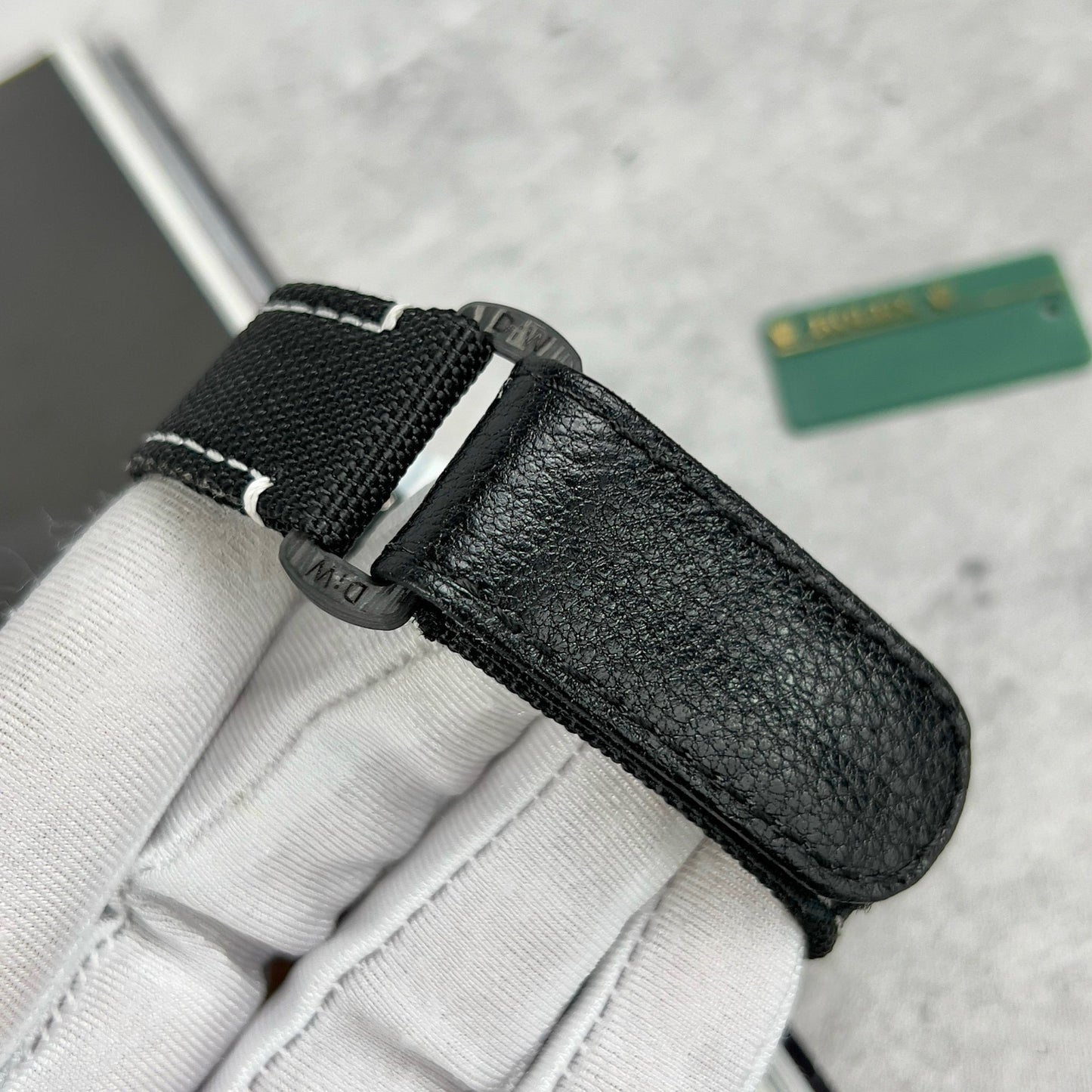 Rolex GMT-MASTER II Diw 1:1 edizione migliore Nero Fabric cinturino quadrante bianco