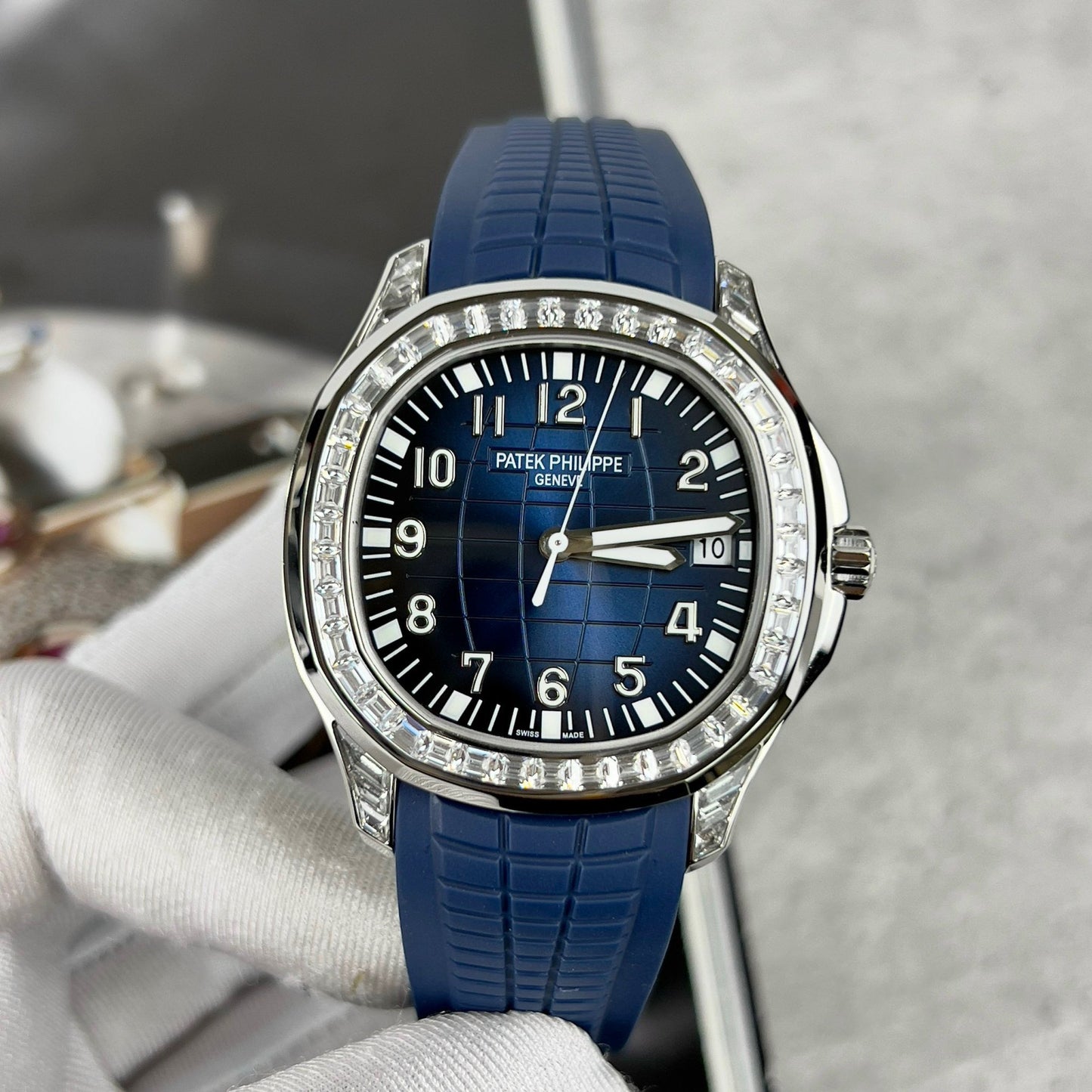 Patek Philippe Aquanaut 5168G-001 Best 1:1 Edizione 3K Fabbrica Custom Mossanite