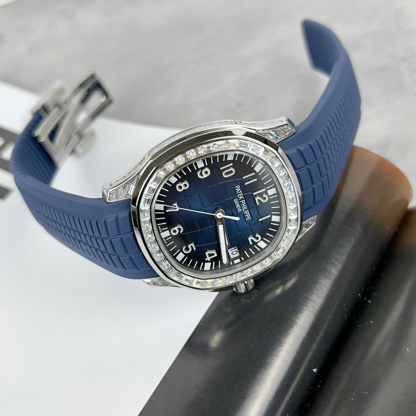 Patek Philippe Aquanaut 5168G-001 Best 1:1 Edizione 3K Fabbrica Custom Mossanite
