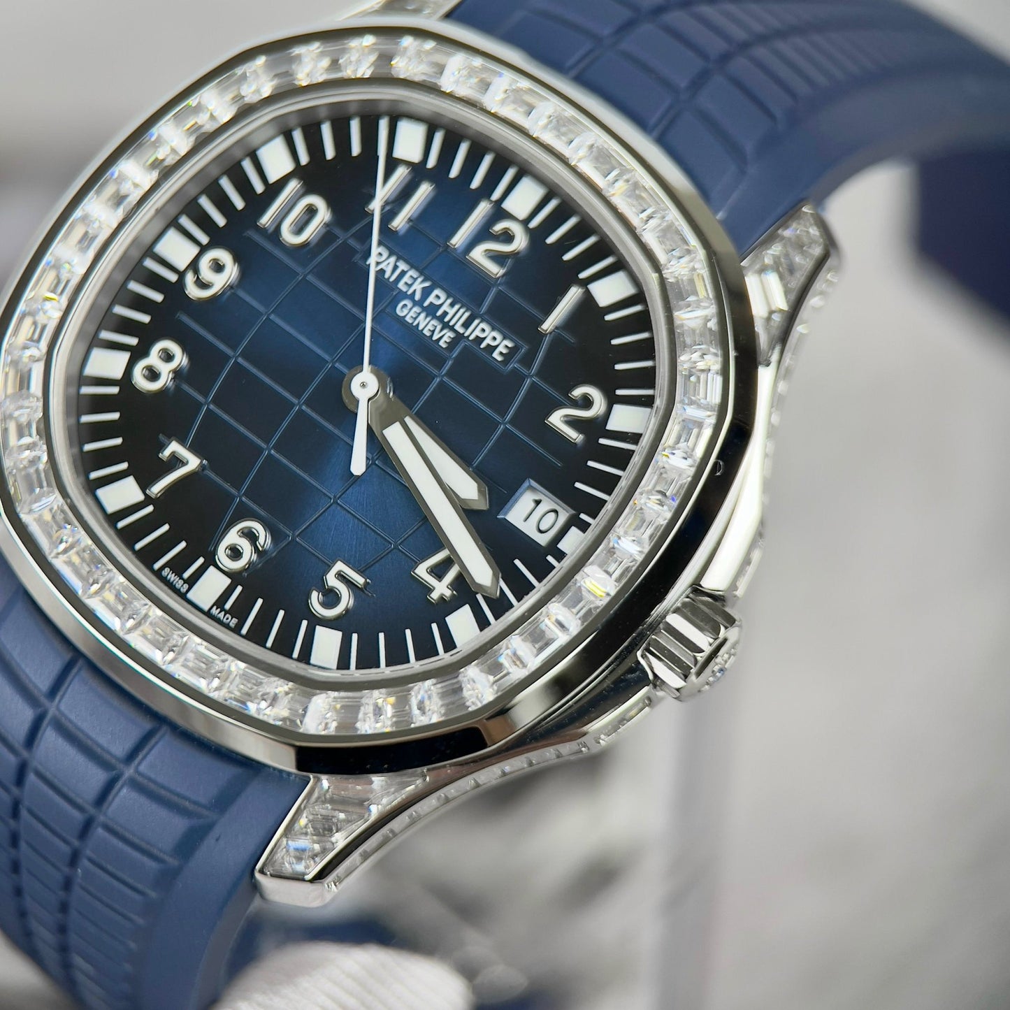 Patek Philippe Aquanaut 5168G-001 Best 1:1 Edizione 3K Fabbrica Custom Mossanite