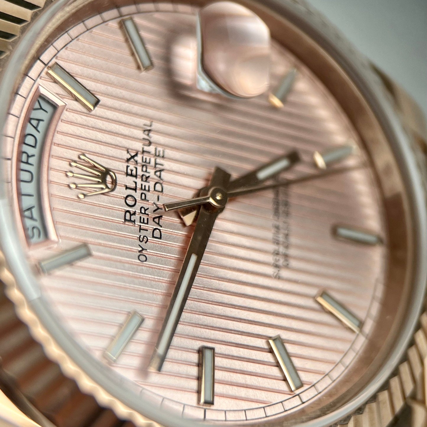 Rolex Oyster Day-Date 40mm chodmip 228235 coated 18k Rosa Oro Best 1:1 Edizione 130 gram