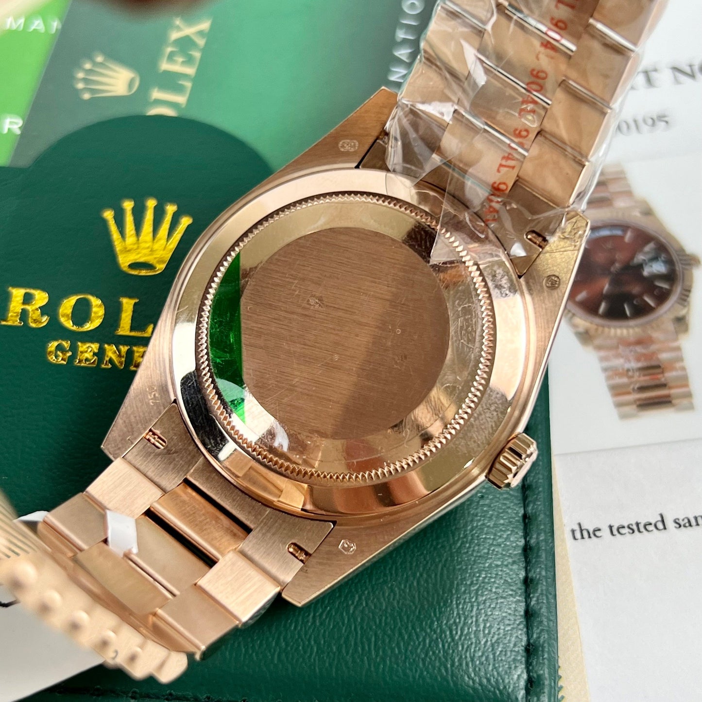 Rolex Day-Date 40 228235 chodmip Best 1:1 Edizione coated 18k Rosa Oro 130 gram