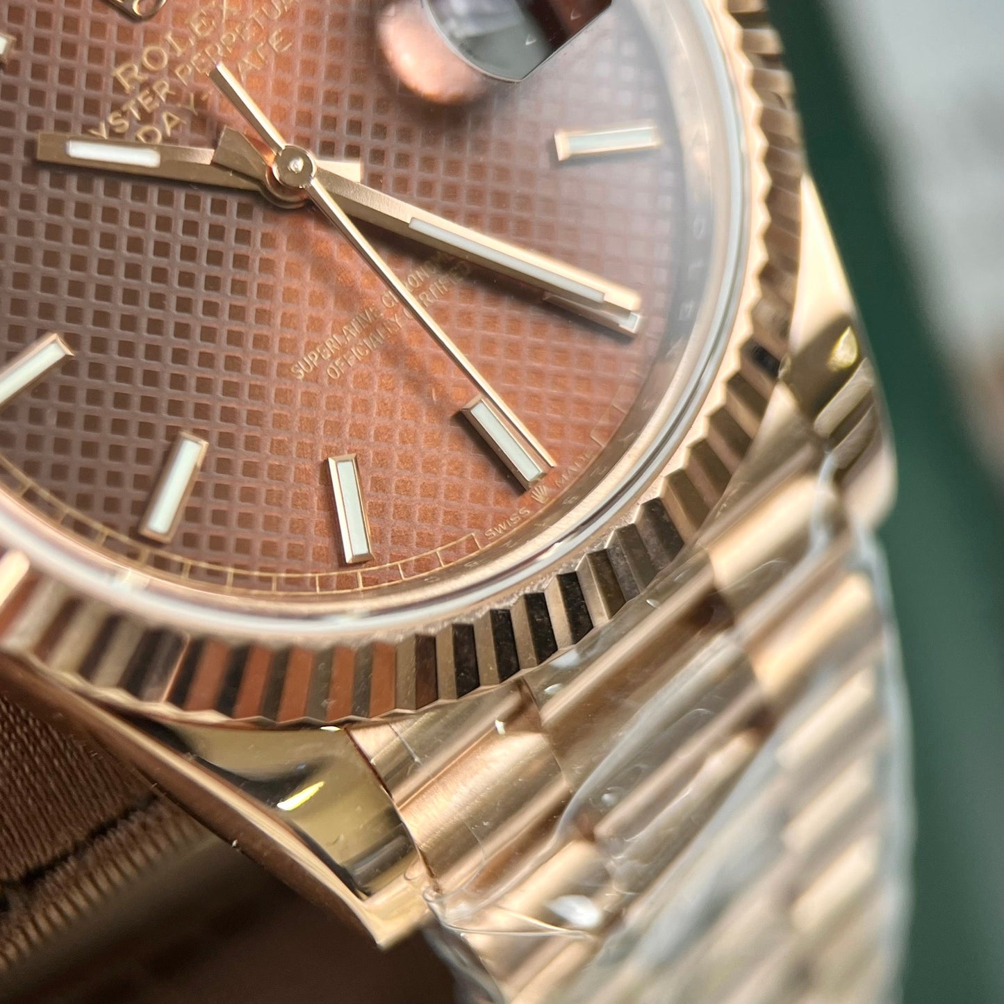 Rolex Day-Date 40 228235 chodmip Best 1:1 Edizione coated 18k Rosa Oro 130 gram
